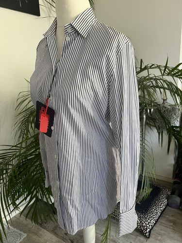 Bluse strenesse weiß blau - strenesse,