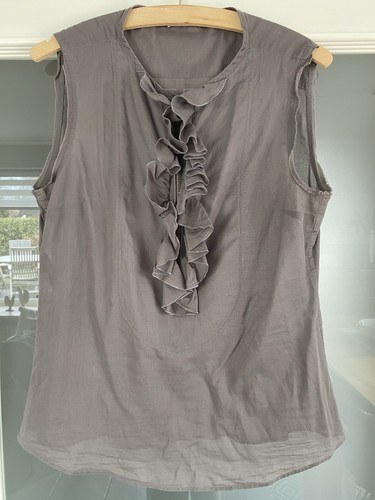 Designerbluse grau strenesse - designerbluse,
